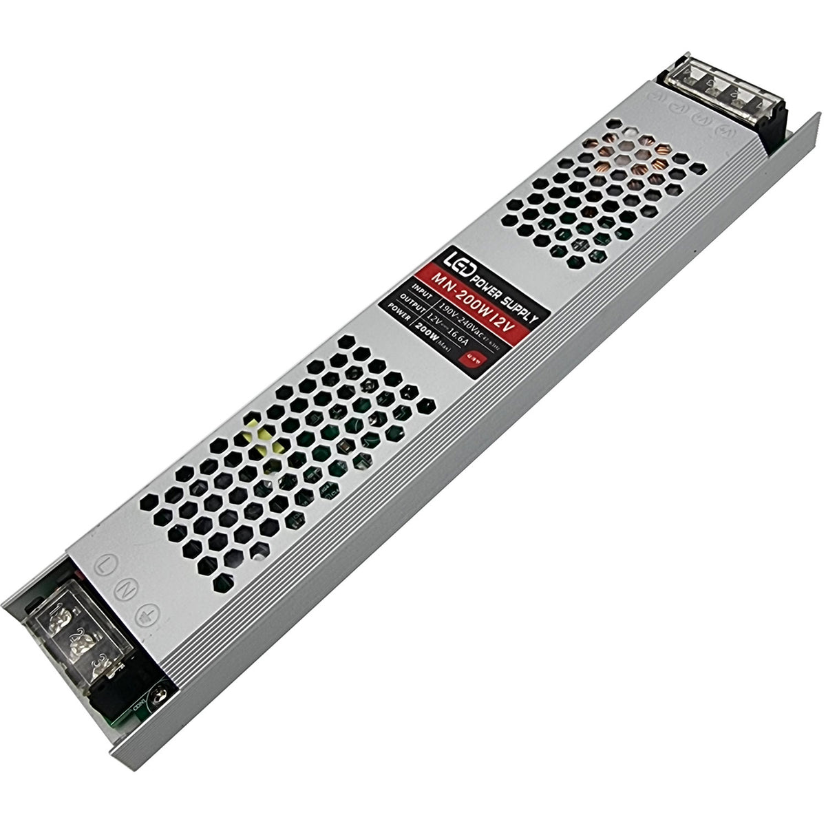 LED-Trafo DC 12V 200W Netzteil für LED-Bänder 