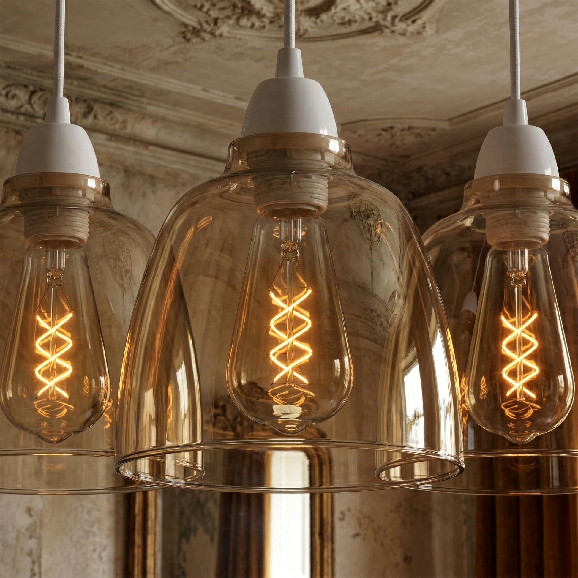 shade modern glass light ceili