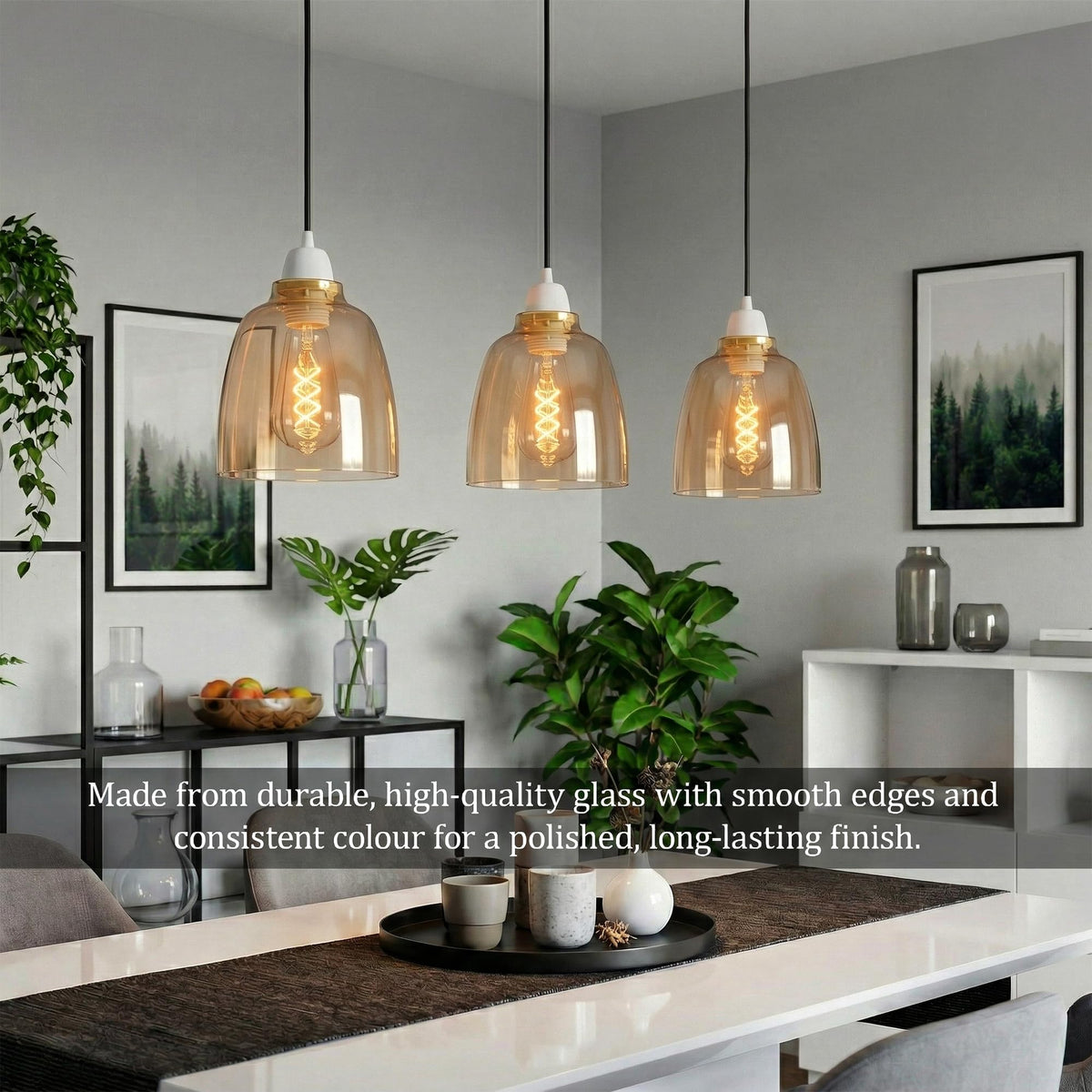 shade modern glass light ceili