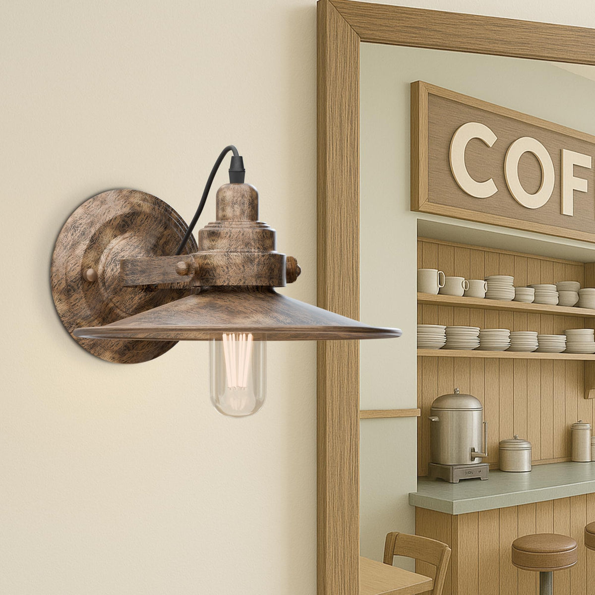flachschirm mit led-schwenkarm