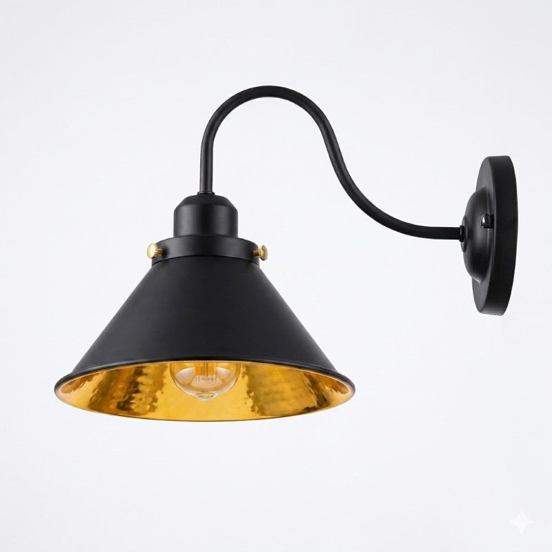 Antik Messing Wandbeleuchtung Loft Stil