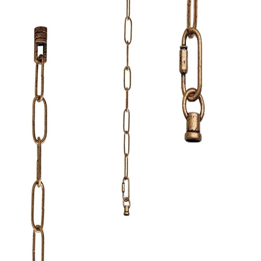 Metalen ketting kroonluchter decoratieve lamp hanger plafond hangen zware ketting-Hoofdafbeelding