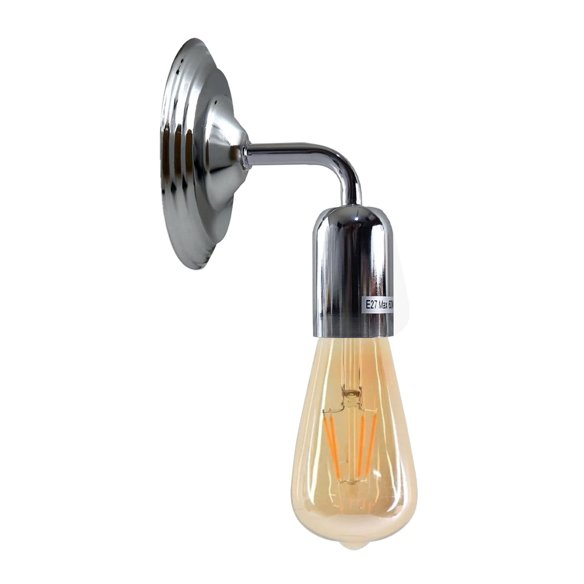 industrielle wandlampe e27