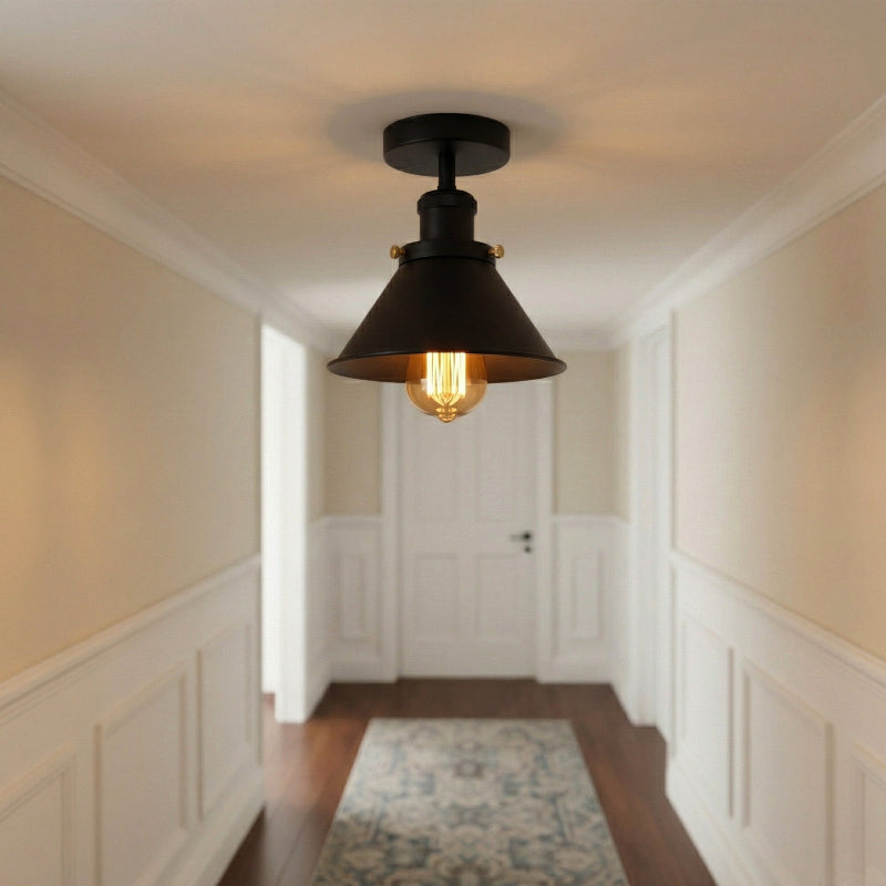 Deckenlampe Trichterform