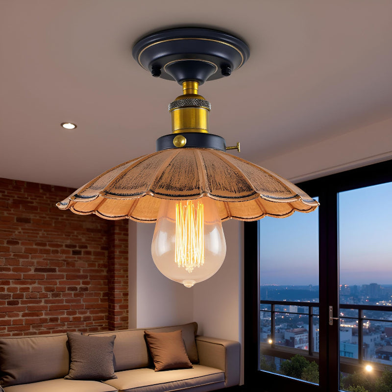 Deckenlampe retro industrial
