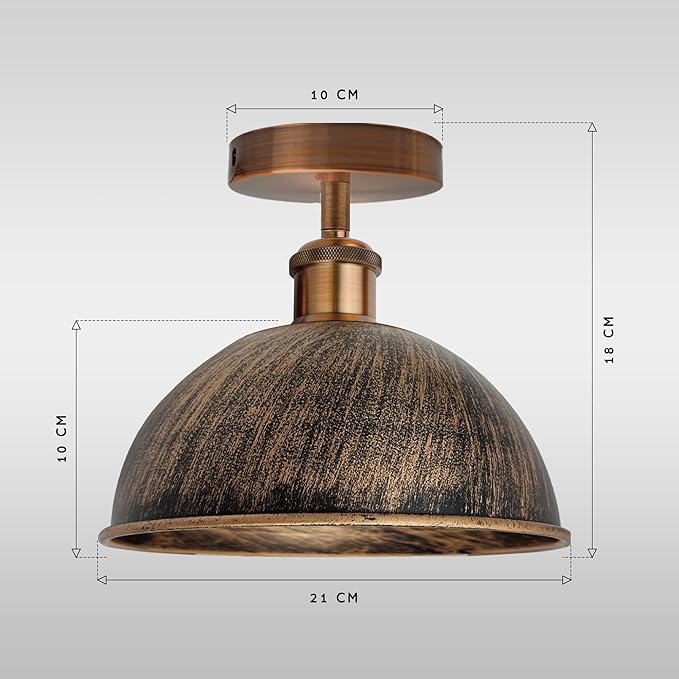 Deckenleuchte Industrial Design kaufen| E27 |  Ø 21cm