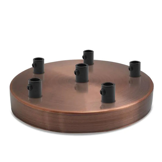 Deckenrosette lampe  Ø 12cm 6-Fach Deckenleuchte