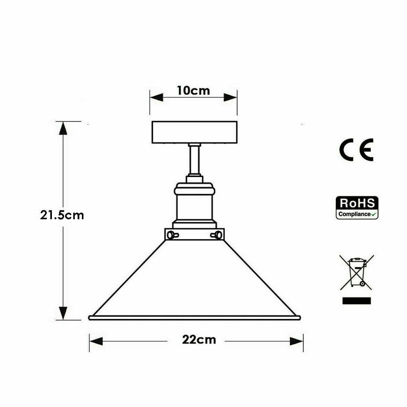 Detailansicht der E27-Fassung bei French-Gold-Metalllampe