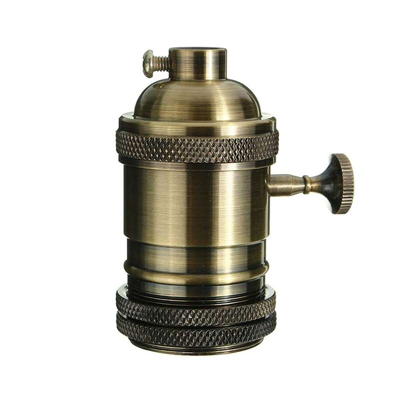 Lampenfassung, Lampenfassung, E27-Lampenfassung, Glühbirnenfassung, E27-Schraubbirne, Vintage-Glühbirnenfassungen, E27-Schraubbirnen-Lampenfassung, Edison-Lampensockel