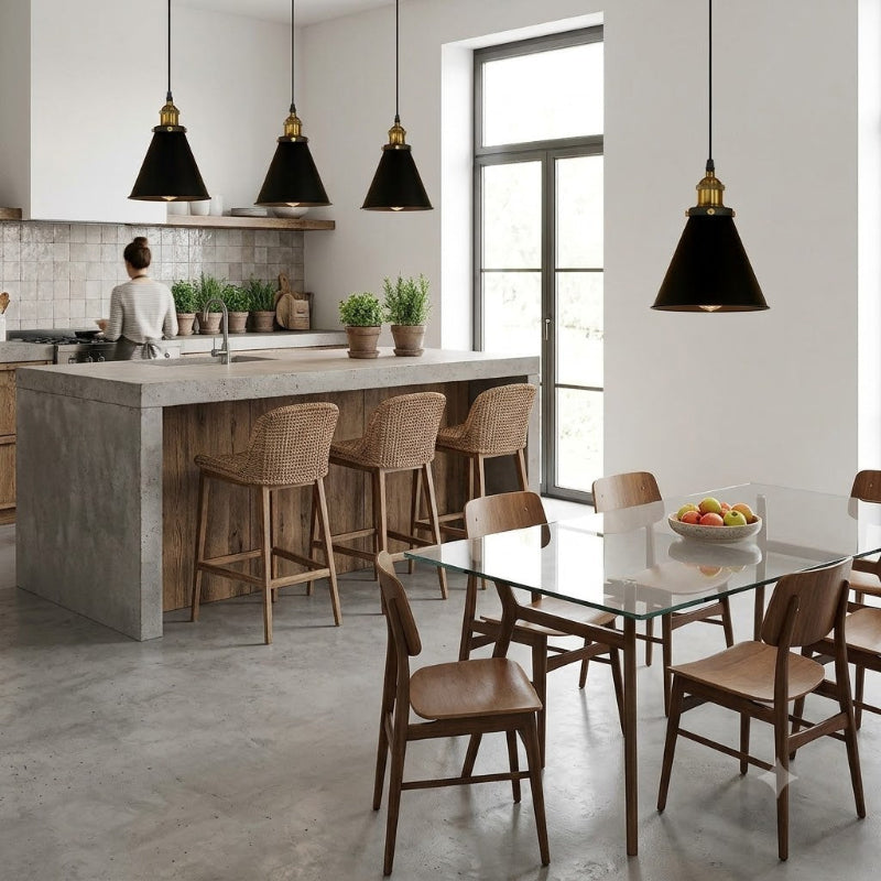 E27 Hängeleuchte Loft Stil
