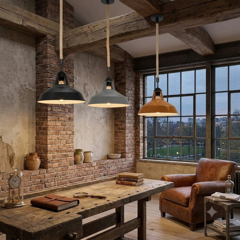 E27 Pendelleuchte Industrie-Design Barn-Stil