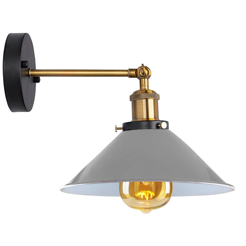 E27 Wandleuchte Industrial Design