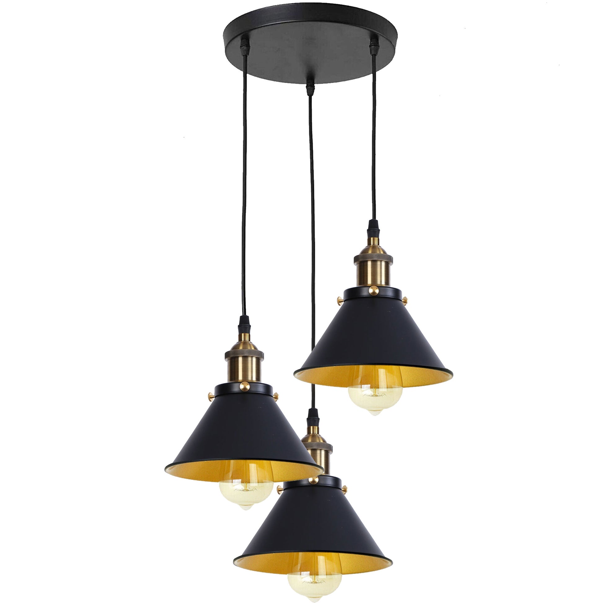 Hängelampe mit 3-flammigem