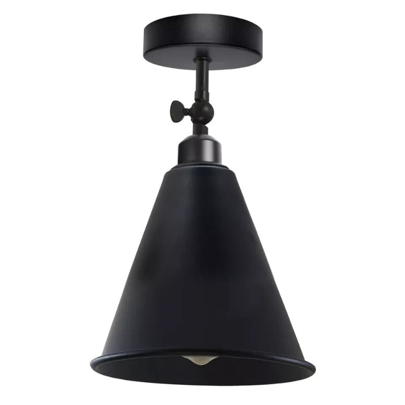Edison Deckenlampe schwarz
