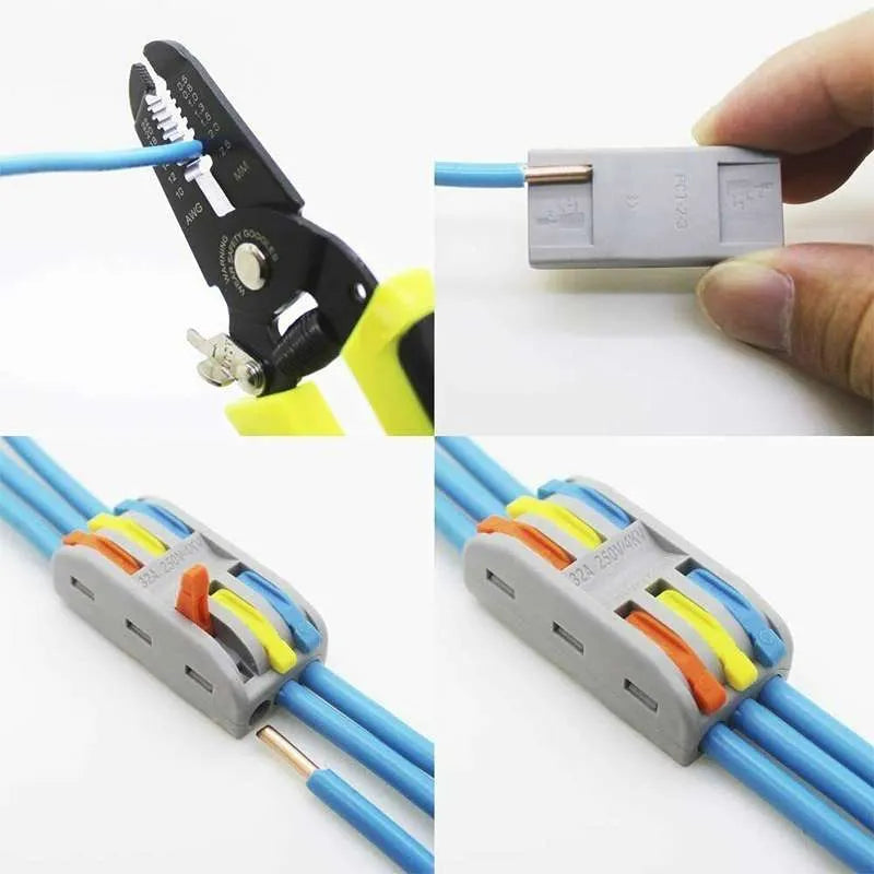 Elektrische Schnellanschlussklemme für DIY