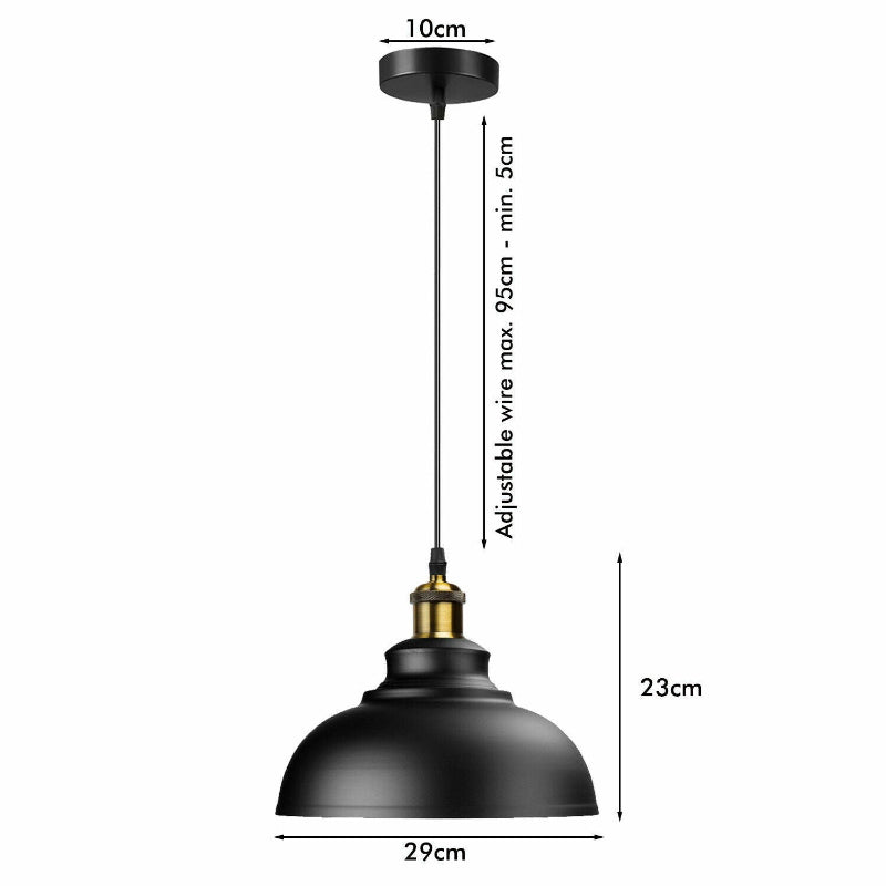 Farbige Industrielampen