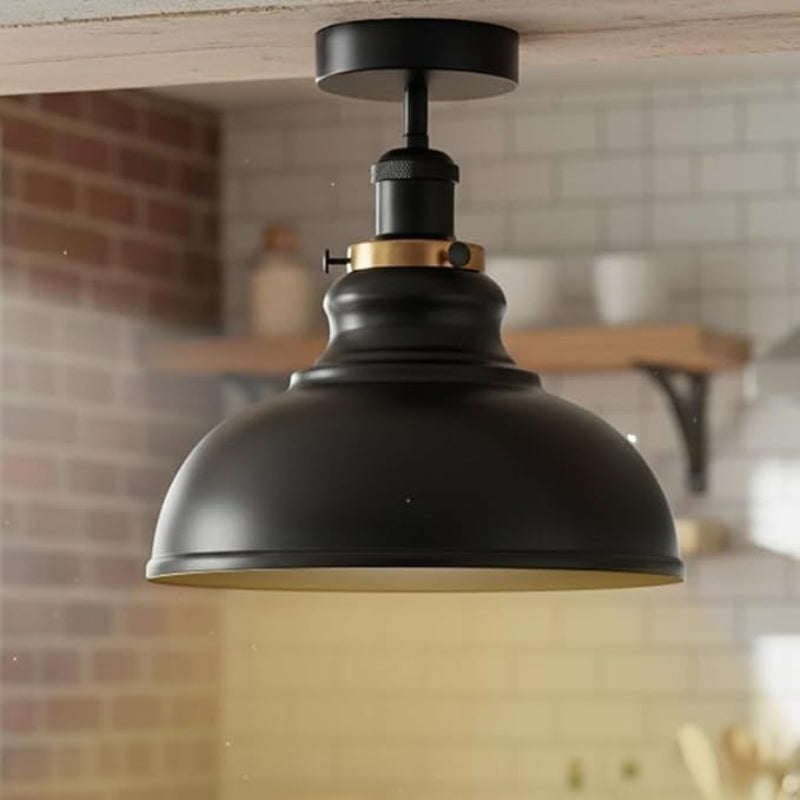 Flache Deckenleuchte Industrie-Design