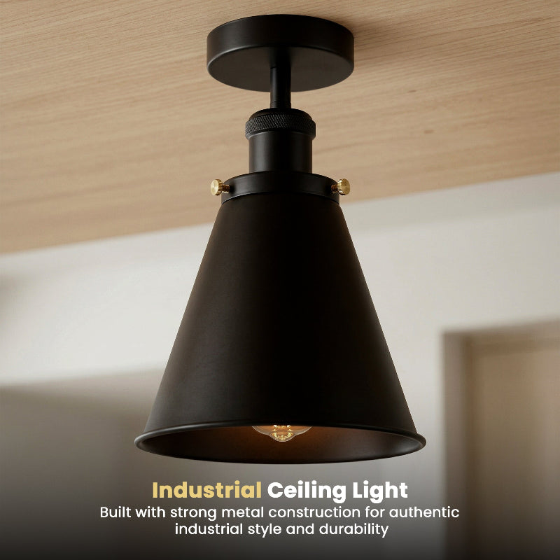 Flush Mount Metall Loft-Stil LEDSONE
