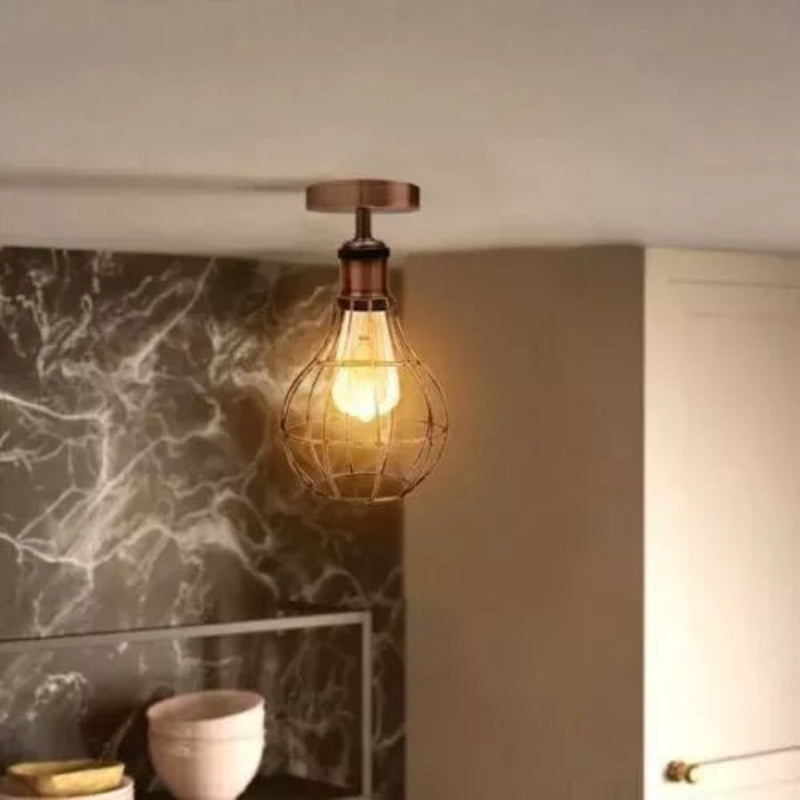 Gitter Lampenschirm Bronze