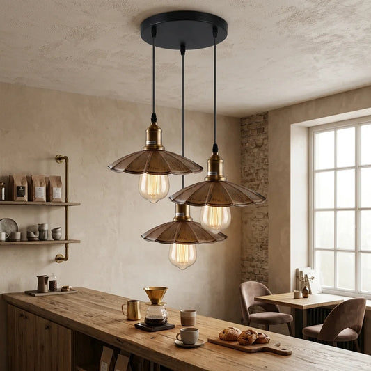 Hängelampe Vintage 3 flammig
