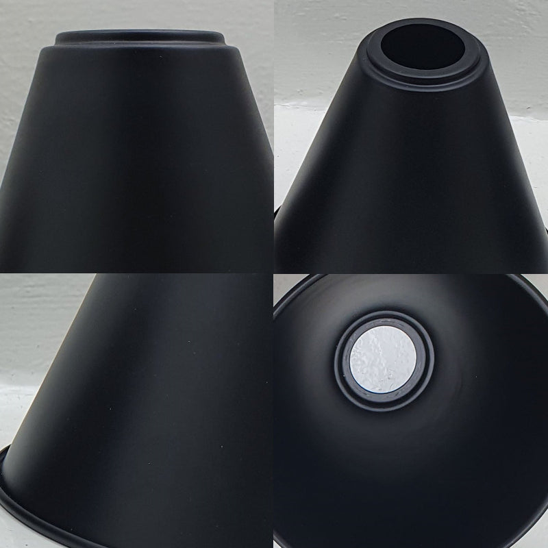 Industrial Lampenschirm aus Metall