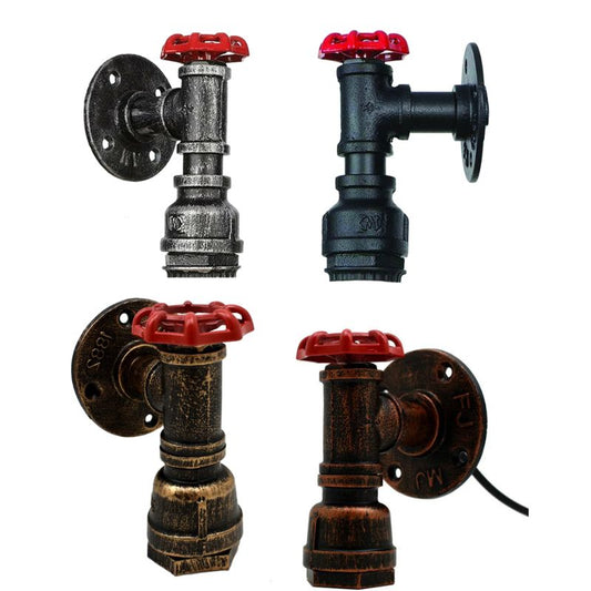 Industrial Steampunk Wandlampe