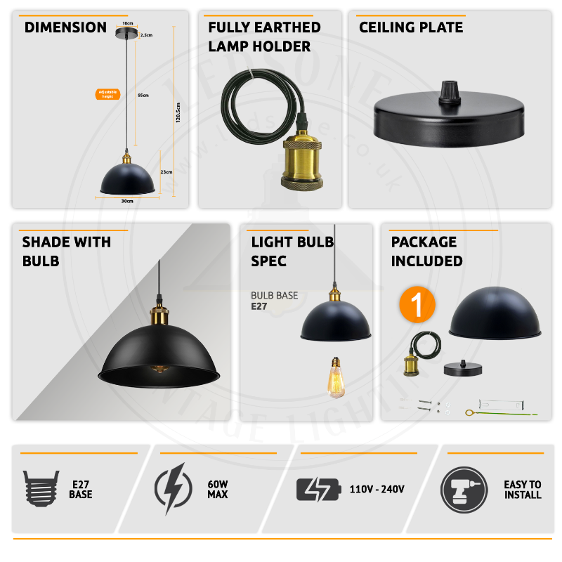 Industrie Deckenlampe