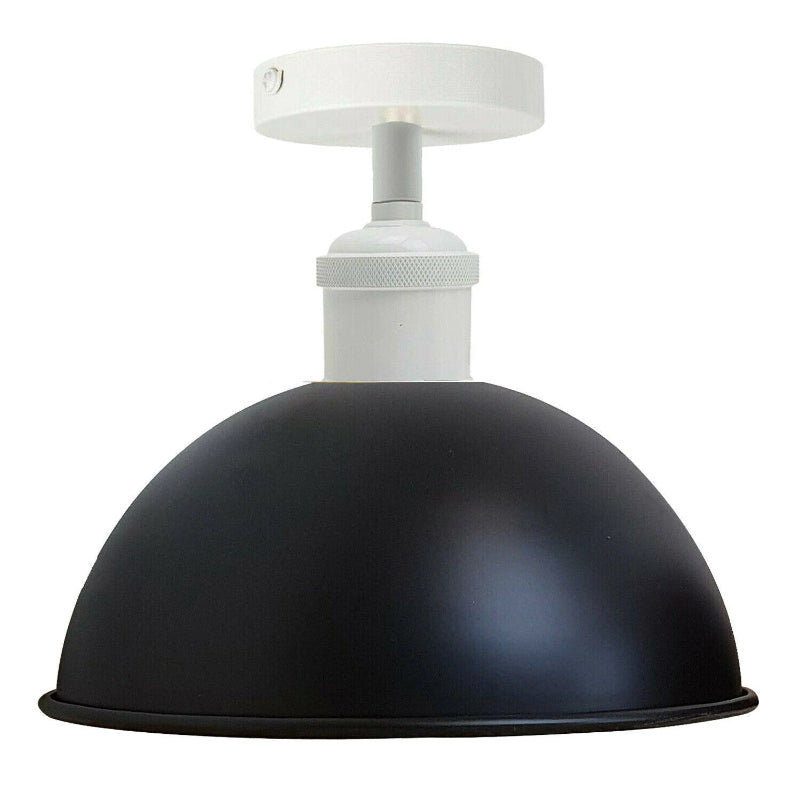 Industrie Design Lampe Flur Metall Schwarz