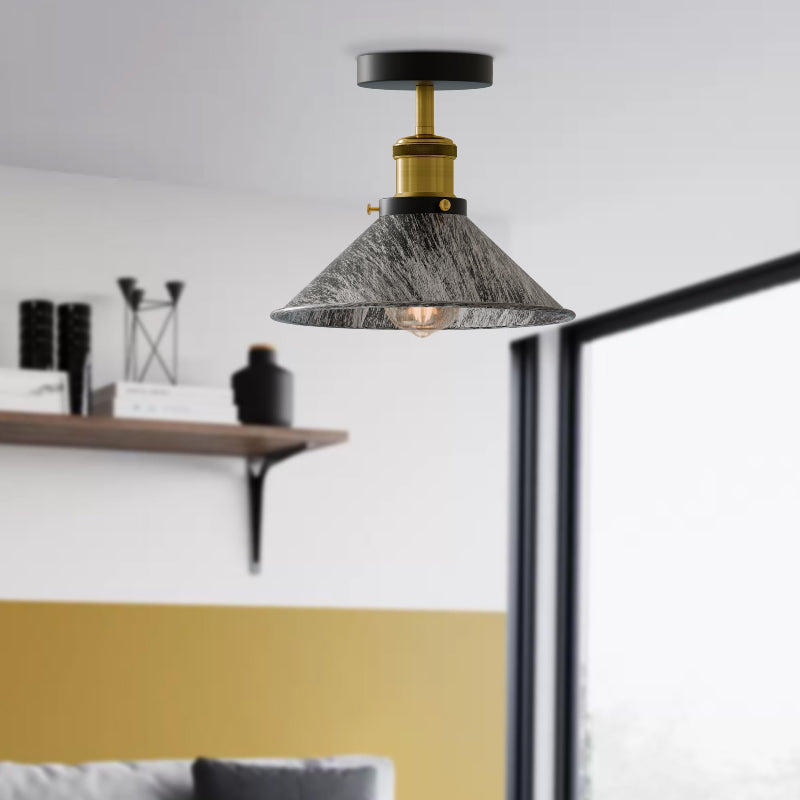 Industrie Look Deckenleuchte Kupfer