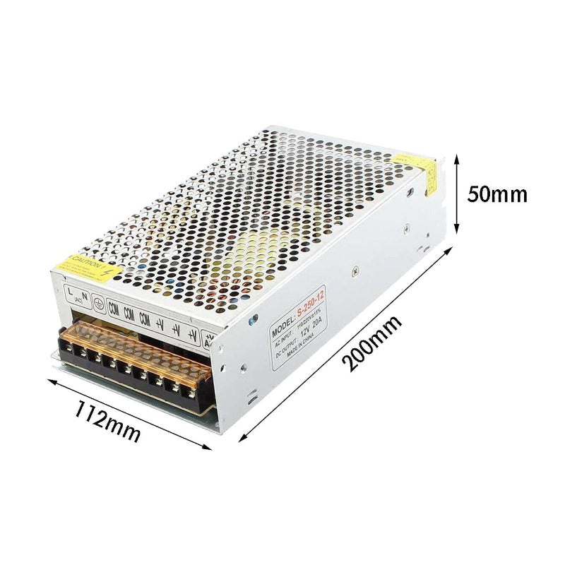Industrie Netzteil Lochblech IP20