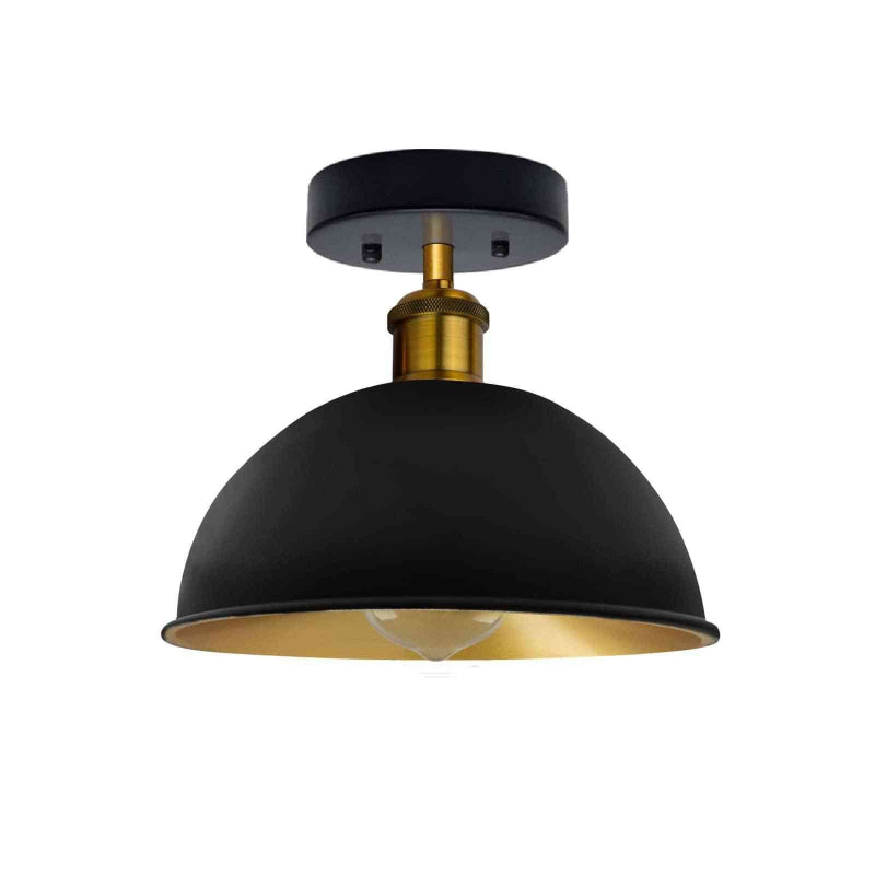 Industriedesign Deckenlampe flach