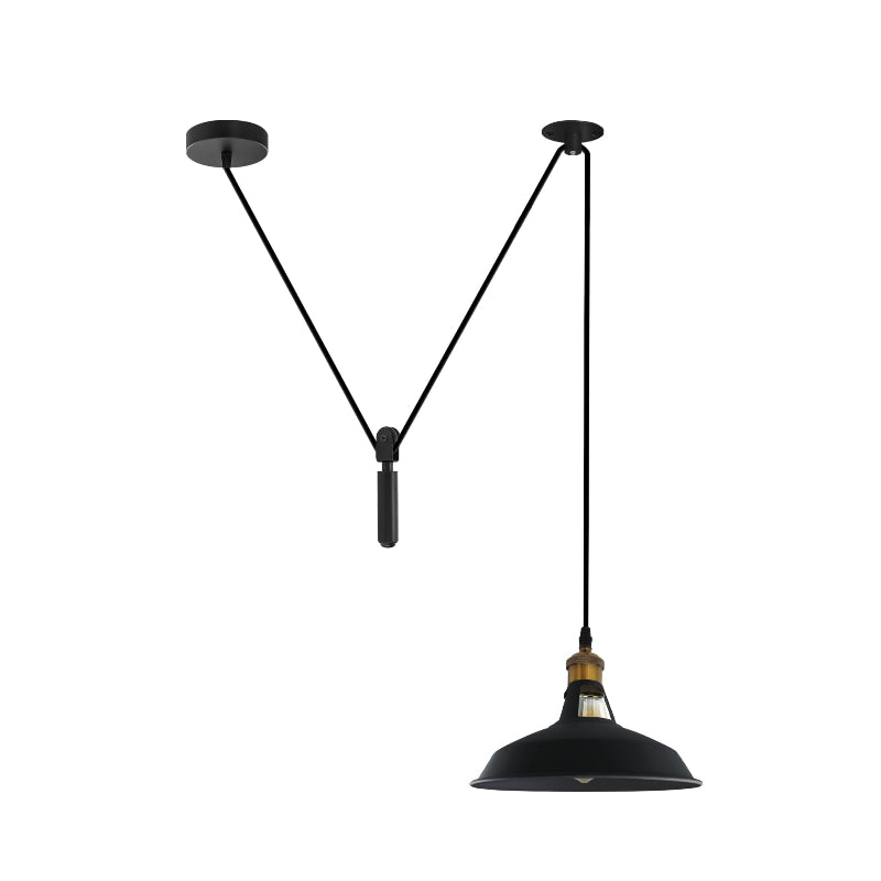 Industrielampe schwarz E27