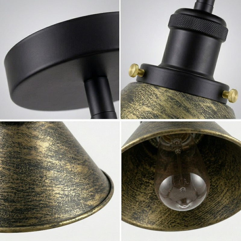 Klassische Küchenlampe Metall