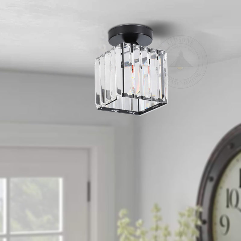 Kompakte Kronleuchter Deckenlampe Chrom