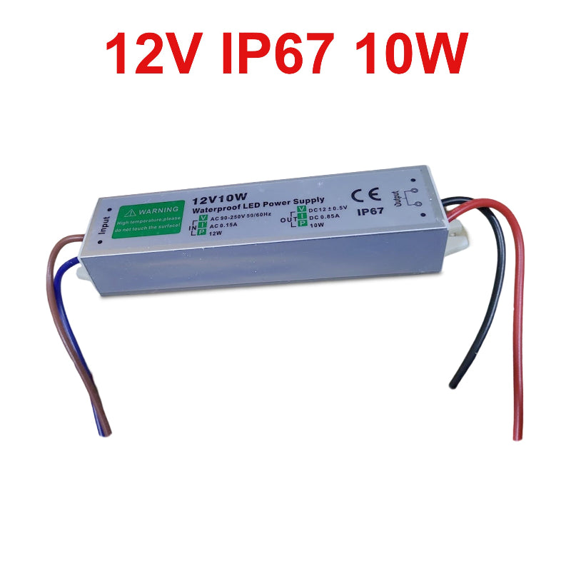 Kompaktes LED Netzteil 10W IP67