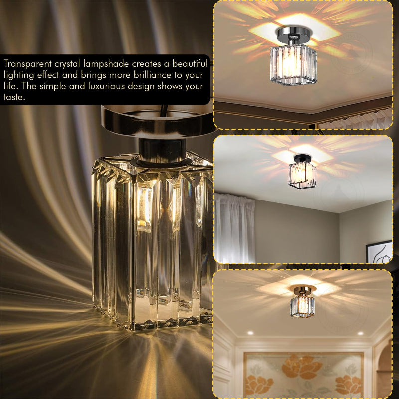 LEDSONE Kristall Deckenlampe E27