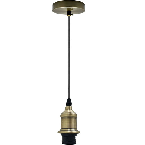 E27 Rosone da soffitto Lampada vintage industriale Lampadario con portalampada   ~3294