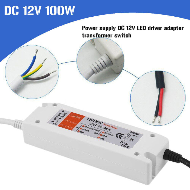 LED Trafo 12V DC, kleine Bauform