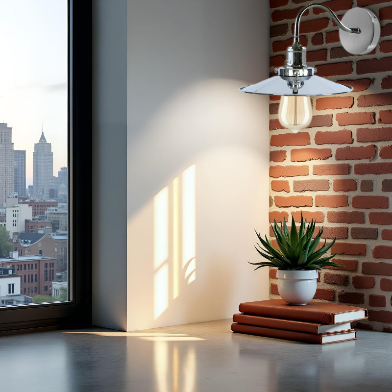 LED Wandleuchte Schwanenhals