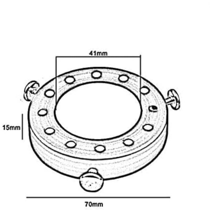 Lampenfassung Ring