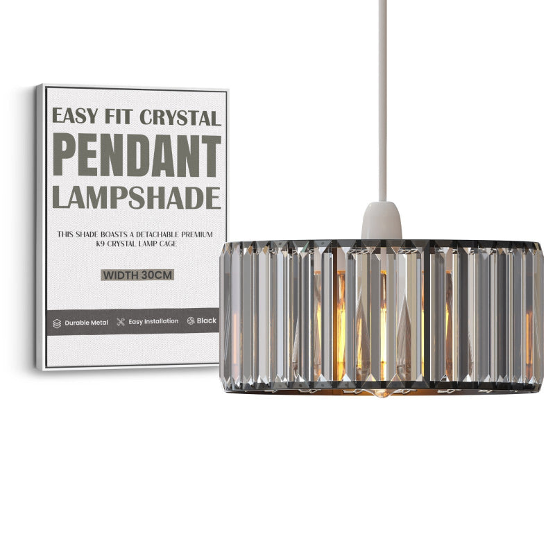 Lampenschirm aus Glas für elegante