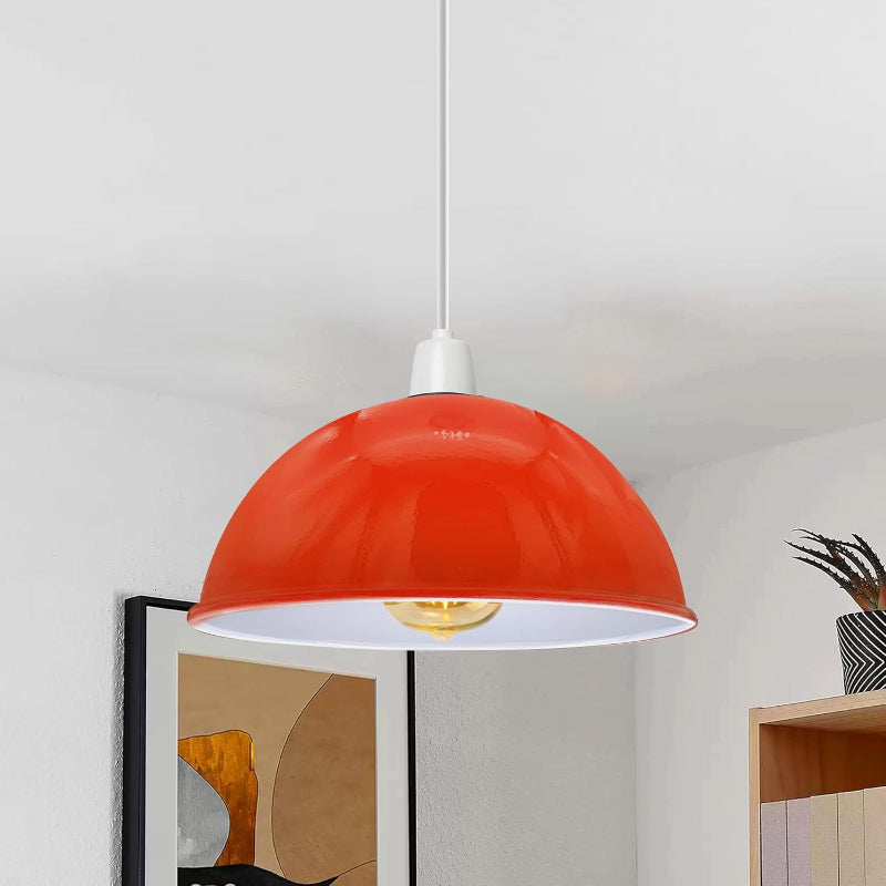 Lampenschirm in orange Farbe 
