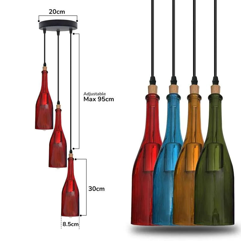 Loft-Stil Glasleuchte