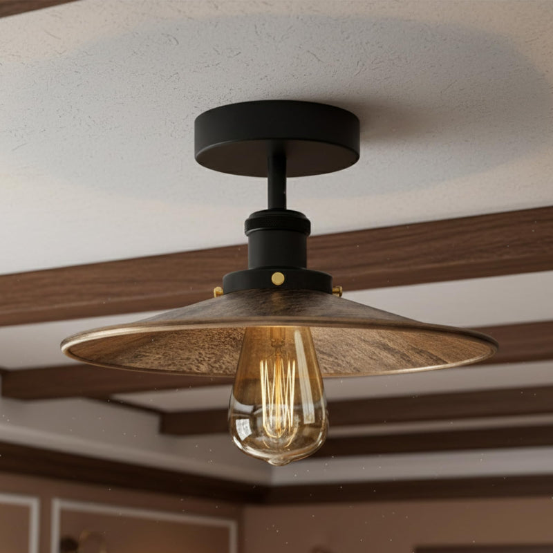 Messing Deckenleuchte Antik-Look