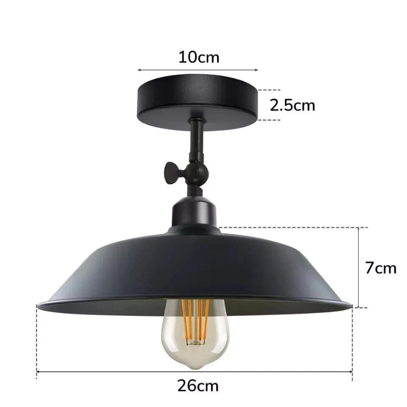 Metall Deckenlampe für Küche