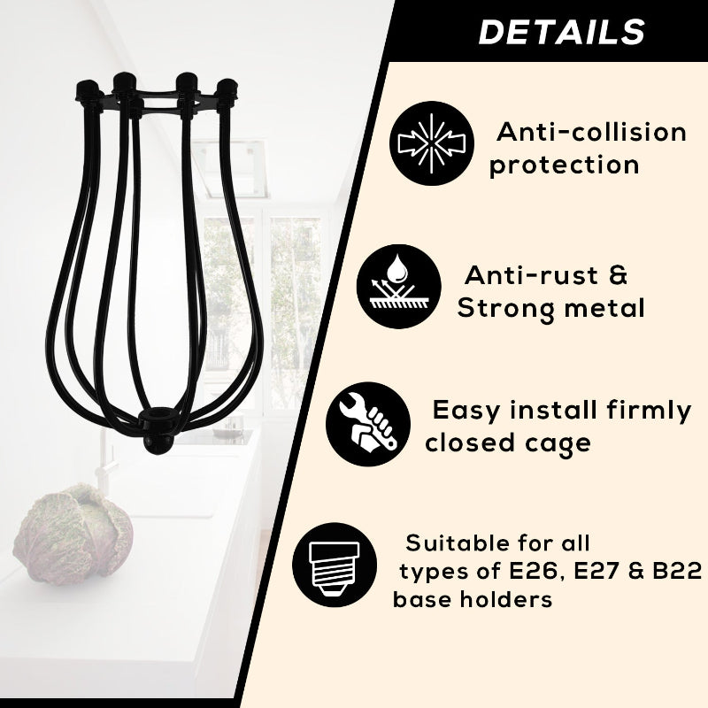 Metallkäfig für Edison Birne