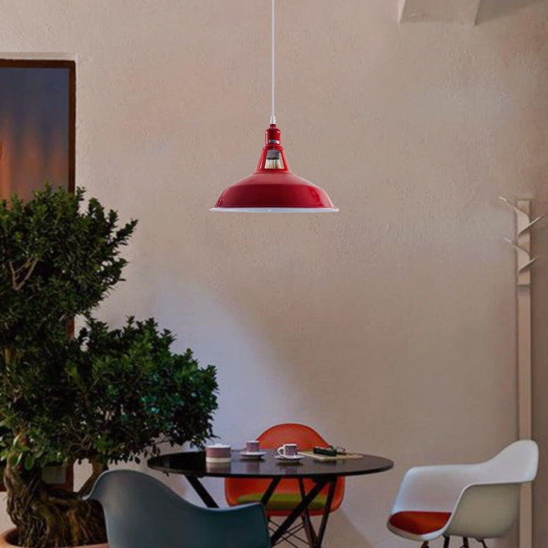 Metallschirm Lampe E27