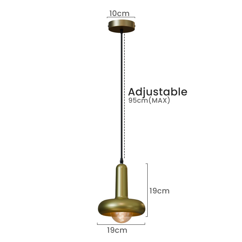 Minimalistische Hängelampe Weiß
