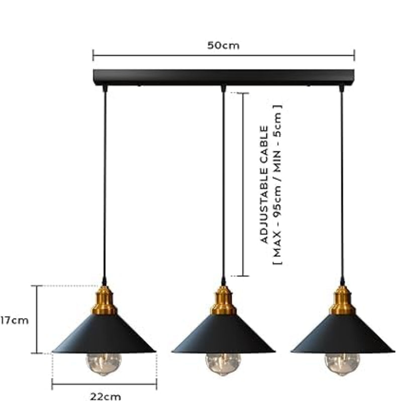 Pendelleuchte Retro Esstischlampe