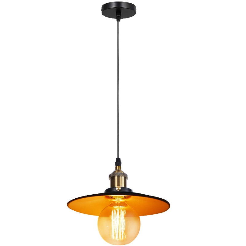 Pendelleuchte Schwarz Gold